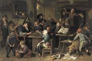 Jan Steen A school class with a sleeping schoolmaster oil painting on canvas